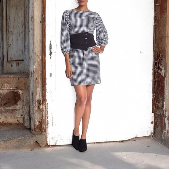 Tibi Dresses & Skirts - NWT TIBI Gingham Corset Dress Size 4 $525